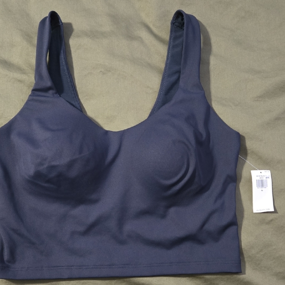 Women's Navy Blue Sports Bra